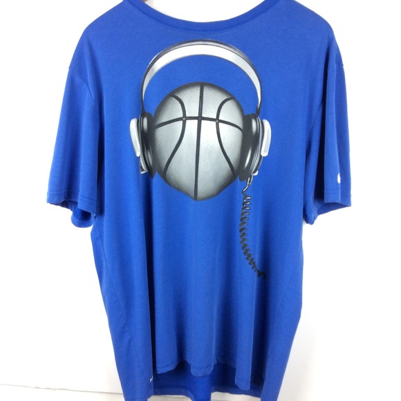Nike Other - Nike Dri-Fit Basketball Headphones Graphic Tee